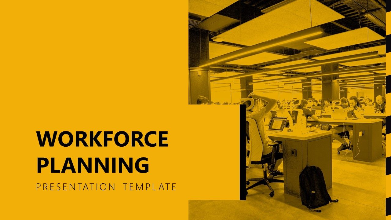 Workforce Planning PPT Template - Title Slide - SlideModel