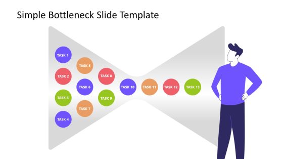 Simple Bottleneck Slide Template for PowerPoint