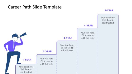 Career Path Chart PowerPoint Template