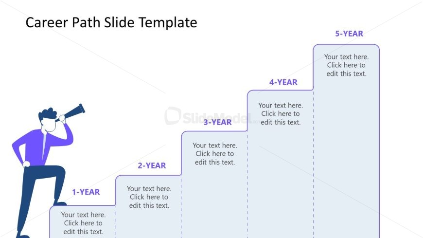 Career Path Chart Template for PowerPoint 