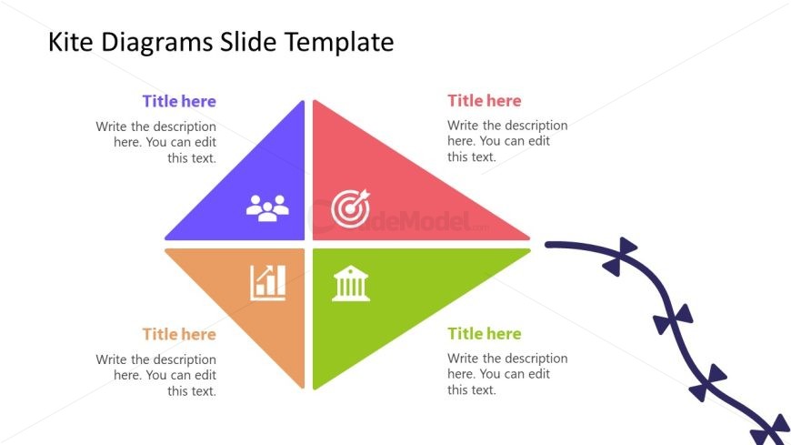 Kite Diagrams PowerPoint Slide 