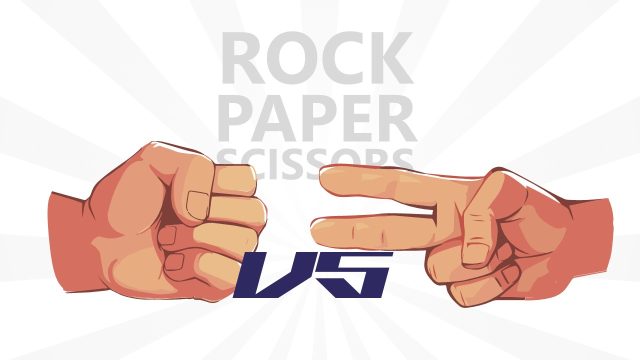 Rock & Scissors Slide – Rock Paper Scissors PPT Template
