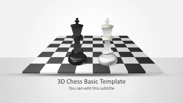 Basic 3D Chess Template for PowerPoint