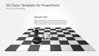 3D Chess PowerPoint Template with Full Set - SlideModel
