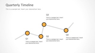 Quarterly Timeline for PowerPoint