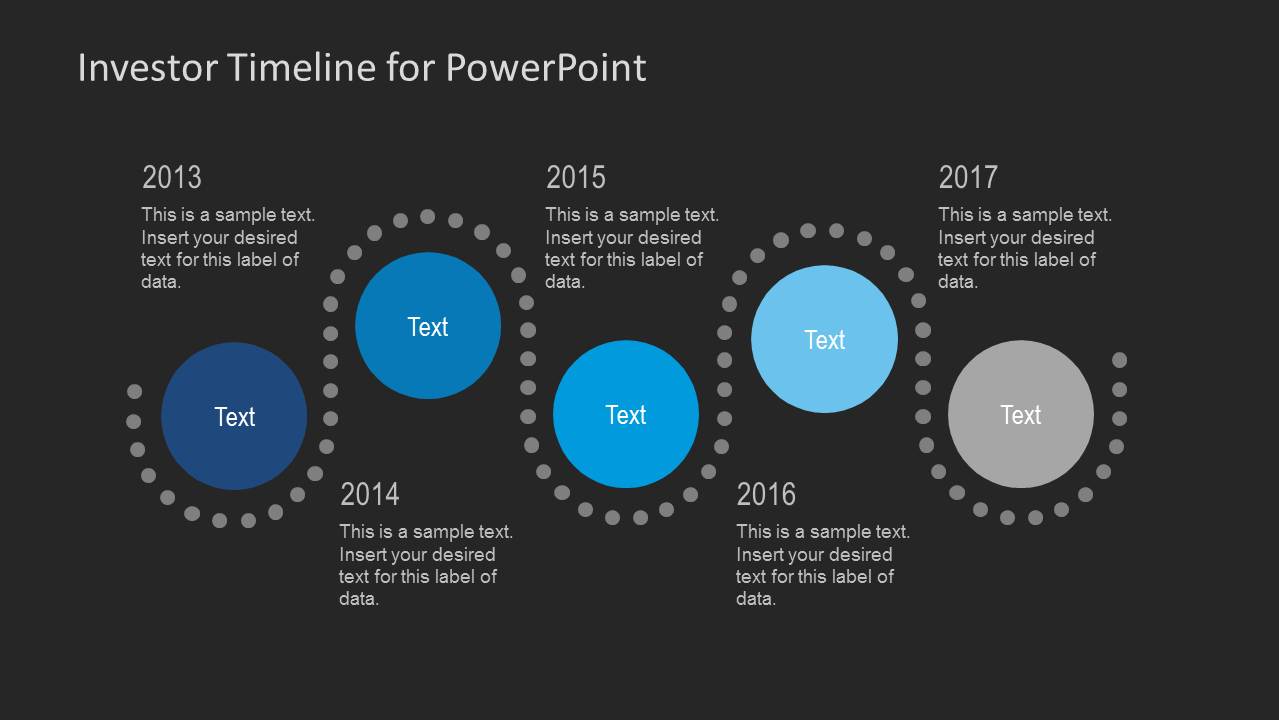 Investor Timeline Slides for PowerPoint - SlideModel