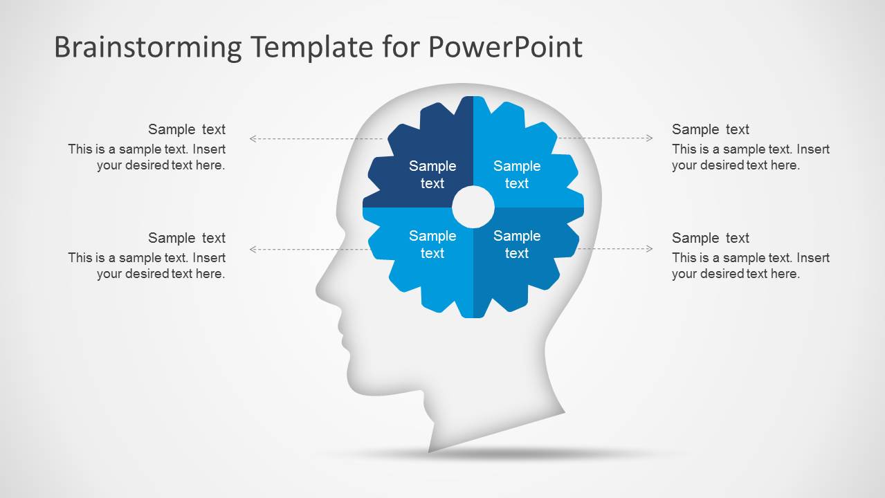 Brainstorming PowerPoint Template SlideModel