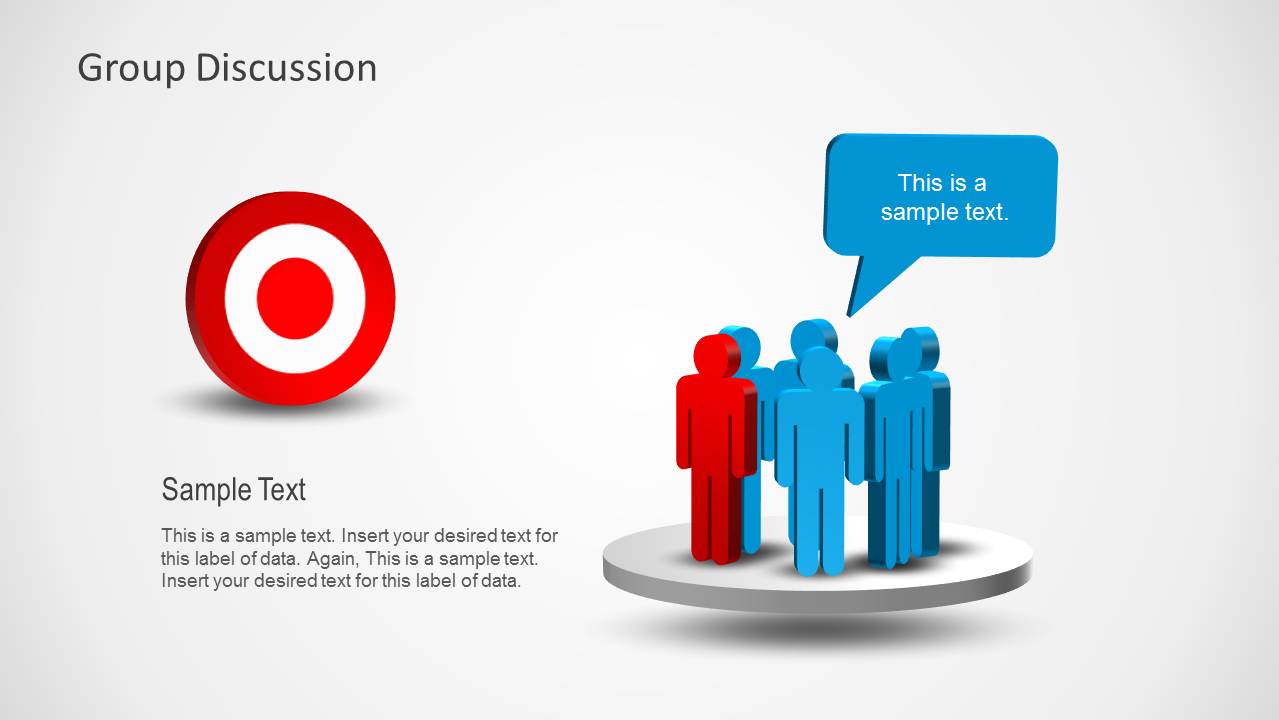 Group Discussions & Team Goals Template for PowerPoint