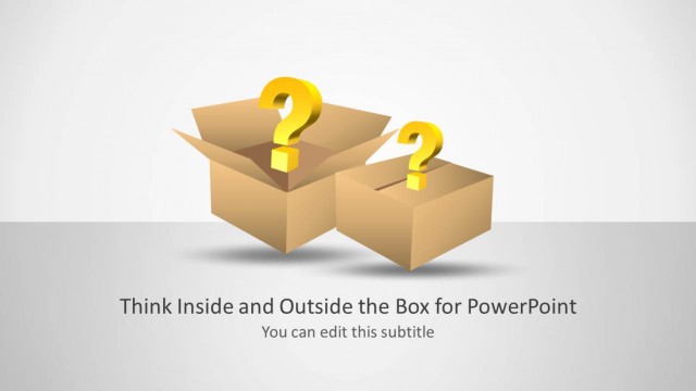 Think Inside & Outside the Box Template for PowerPoint