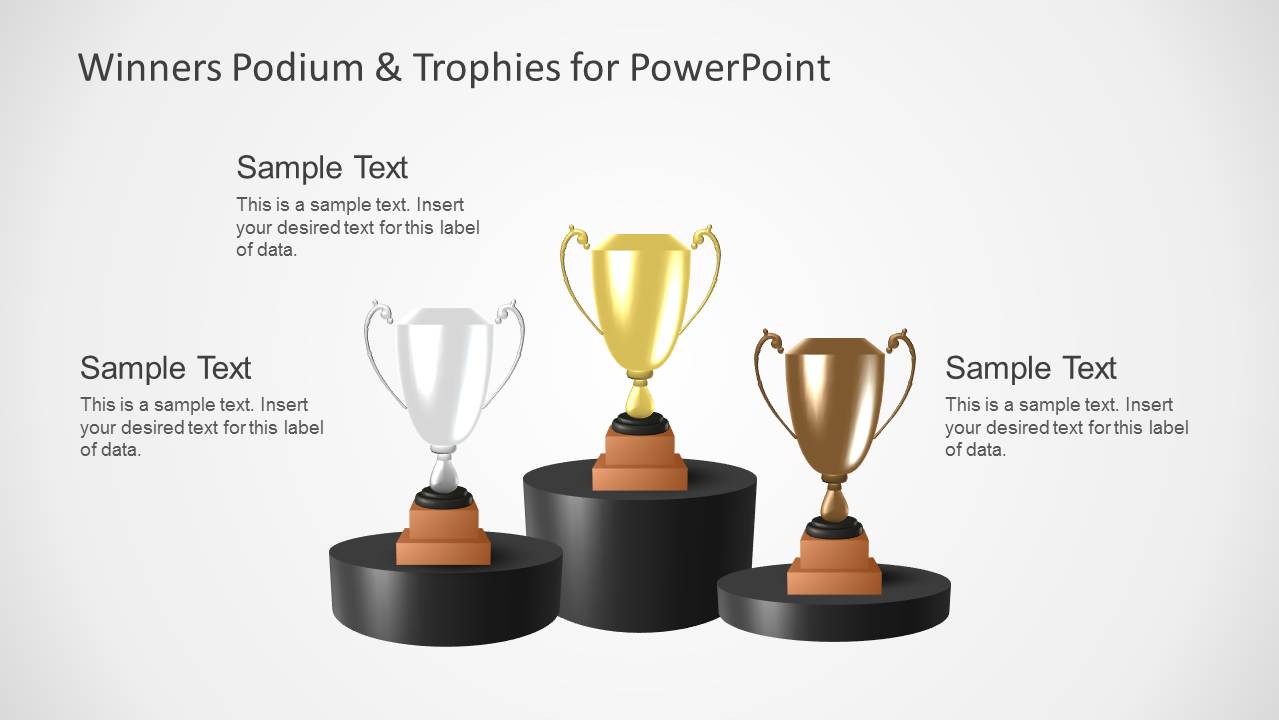 Business Podium & Trophies Template for PowerPoint - SlideModel