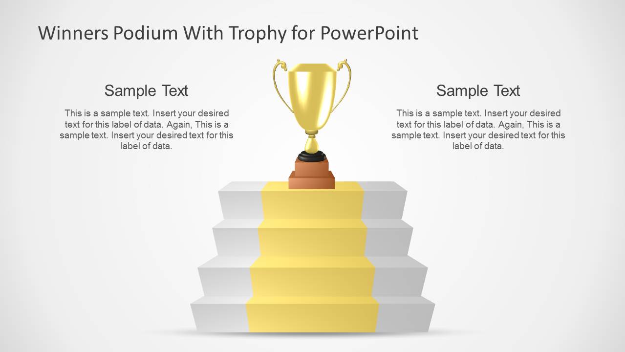 Business Podium & Trophies Template For PowerPoint - SlideModel