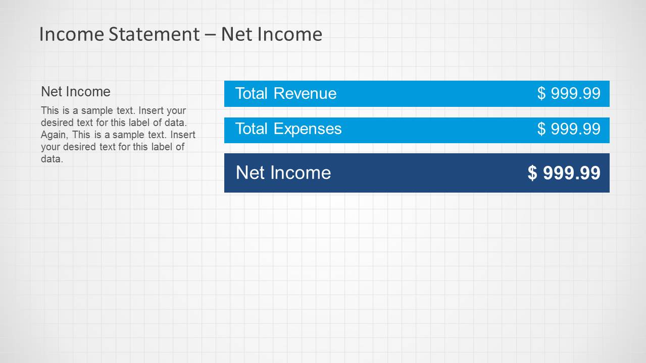 Income Statement Powerpoint Template Slidemodel