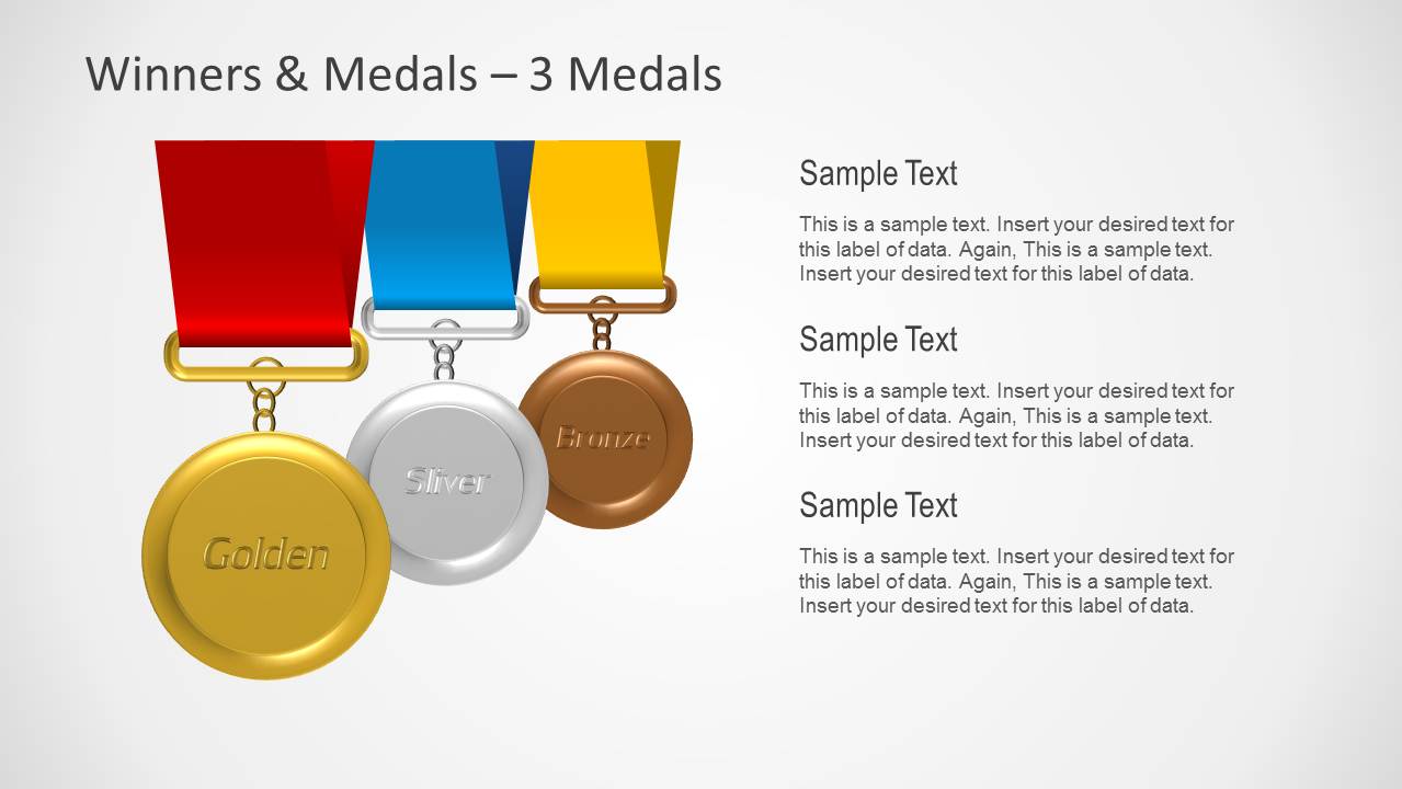 Winners & Medal Shapes For PowerPoint - SlideModel