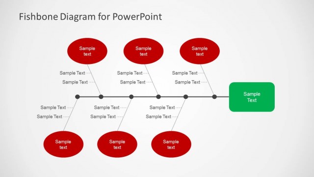 Simple Fishbone Diagram for PowerPoint