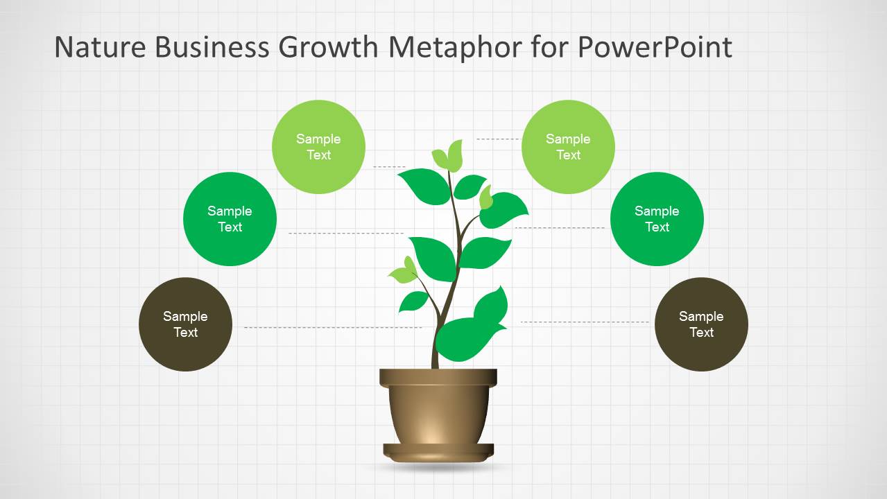 Nature Business Growth Metaphor Template For Powerpoint Slidemodel