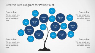 Tree Chart Diagram Design for PowerPoint