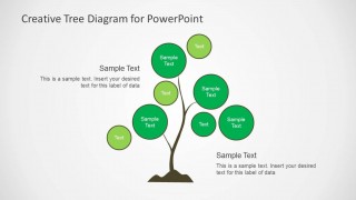 Simple Tree Chart Diagram Design for PowerPoint