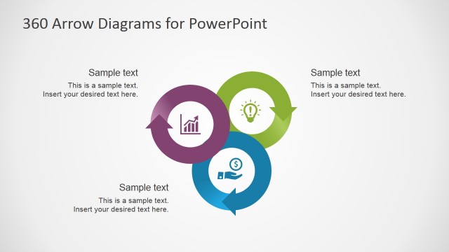 Three Connected 360 Loops for PowerPoint