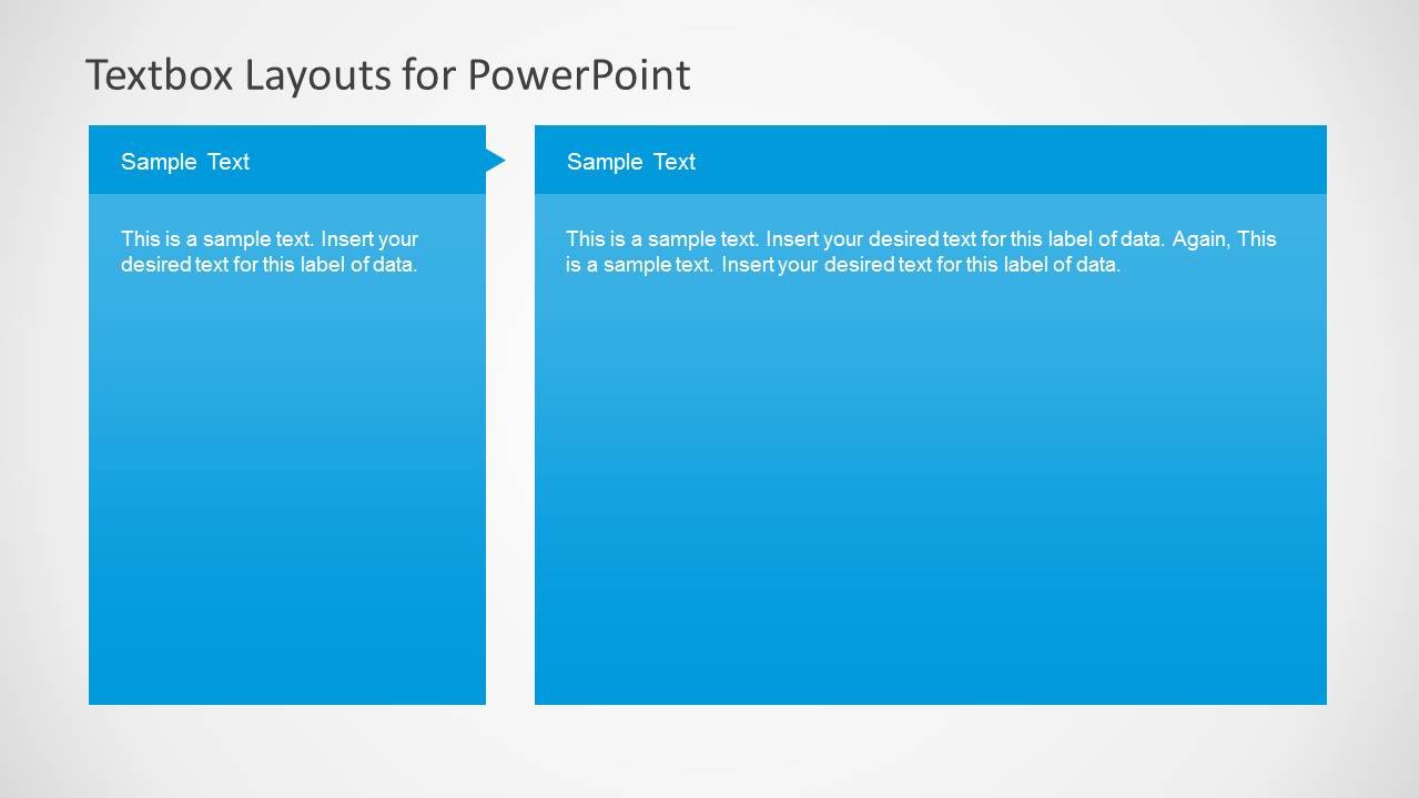 2 Column Text Boxes Slide Design For Powerpoint Slidemodel 0173