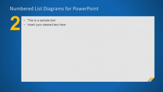 Simple Number 2 List for PowerPoint