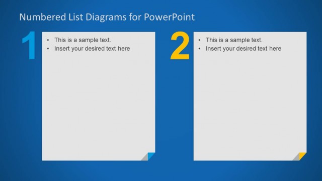 2 Columns Numbered List for PowerPoint - SlideModel