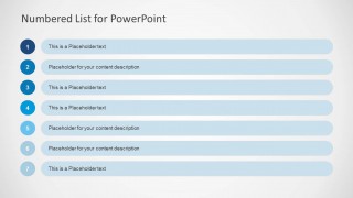 PowerPoint Table of 7 Rows