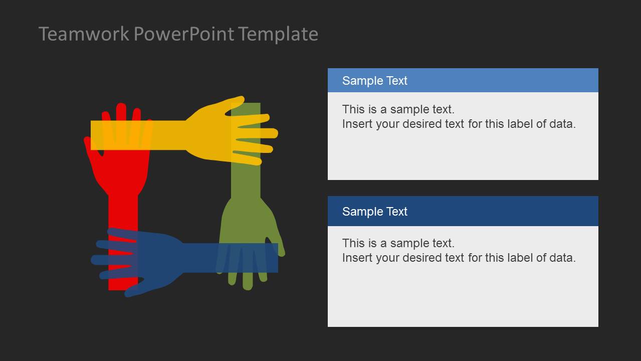 Teamwork PowerPoint Template - SlideModel