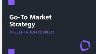 Cover Slide for Go To Market PowerPoint Template