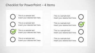 2 Check Lists PowerPoint Slide Design