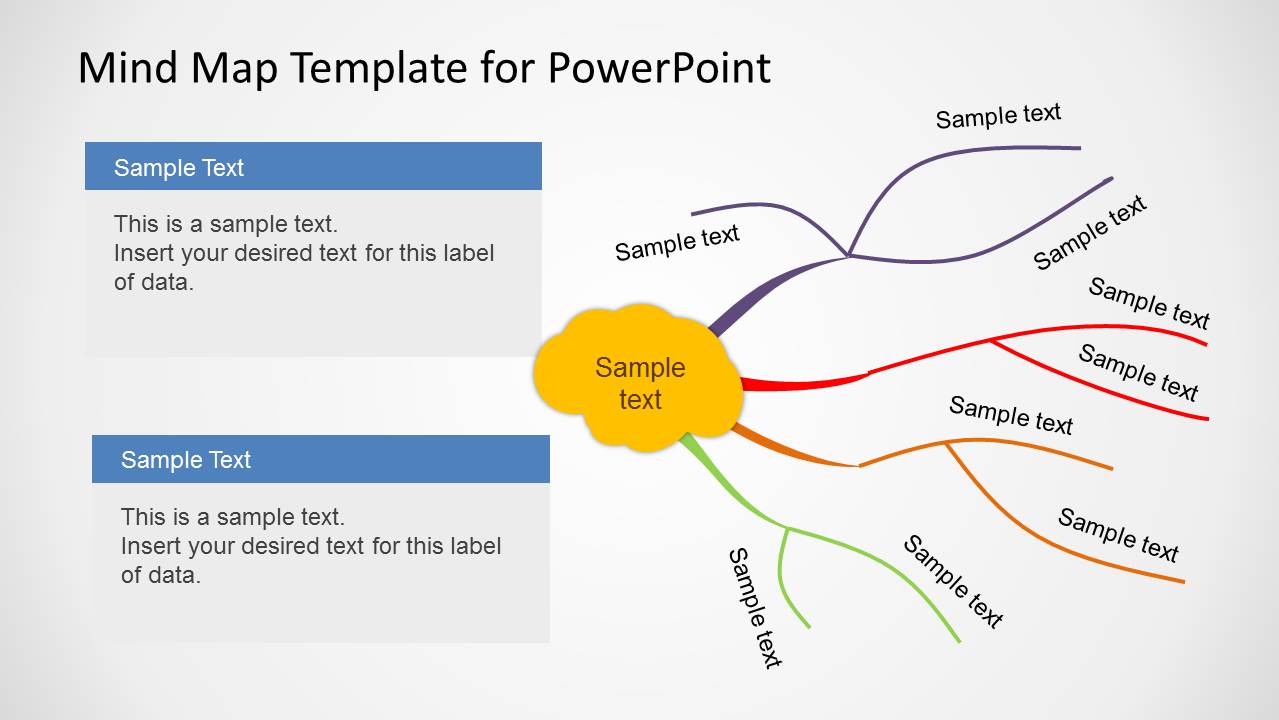 Creative Mind Map Template for PowerPoint - SlideModel