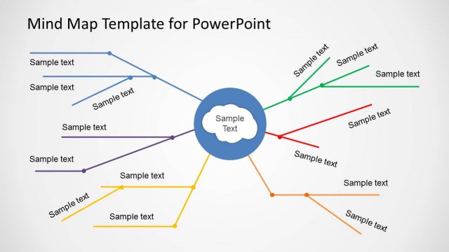 Simple Mind Map Template for PowerPoint - SlideModel