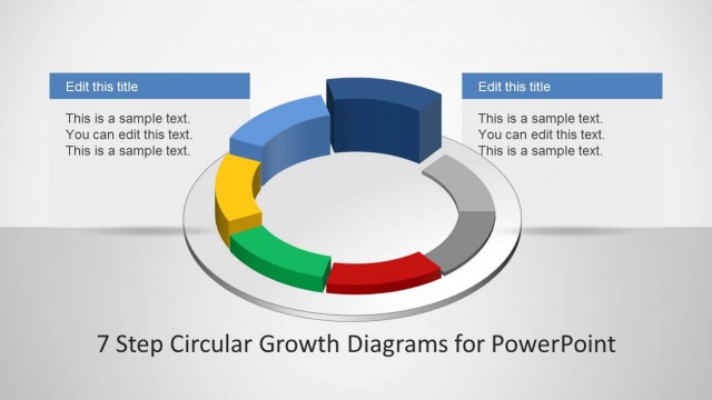 7 Step Circular Growth Diagram for PowerPoint