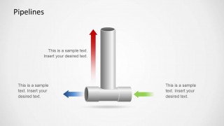 Flow Bifurcation PowerPoint Diagram