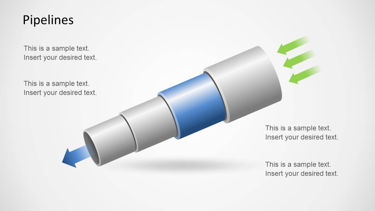 PowerPoint Pipeline Template & Presentation Slides