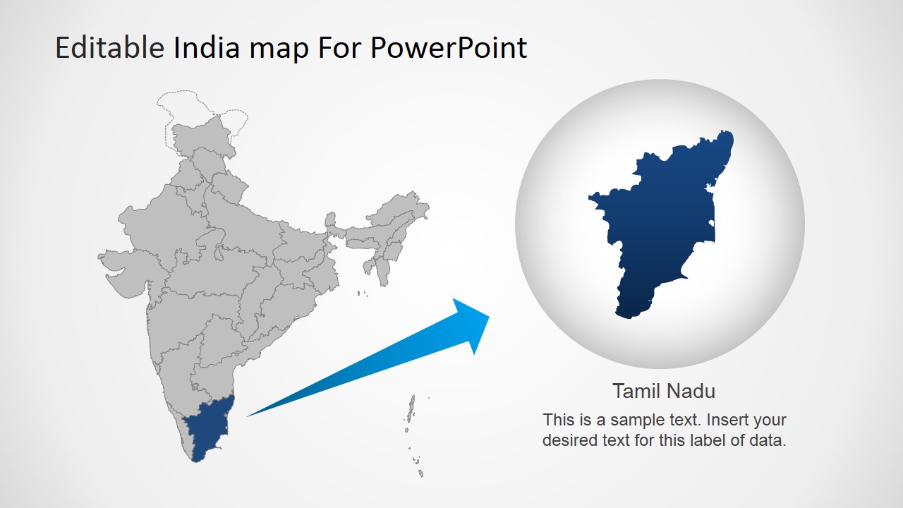 Editable india map template for powerpoint slidemodel