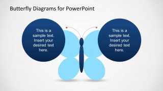 Butterfly Diagram Template for PowerPoint