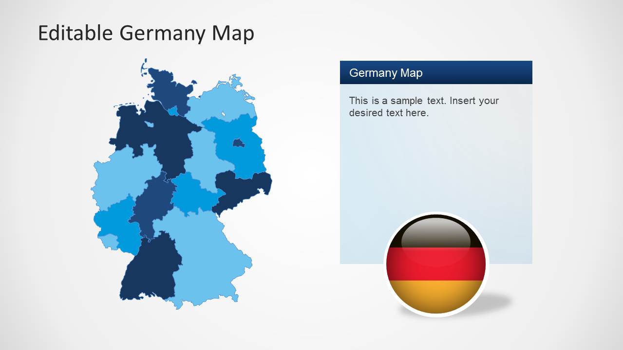 PowerPoint Template of Germany Map
