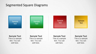 4 Square Shapes in PowerPoint