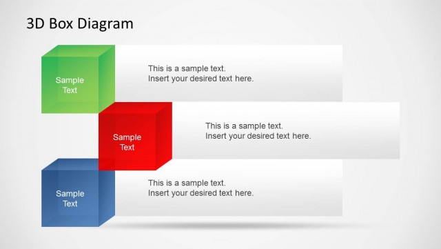 3 3D Boxes in a PowerPoint Slide - SlideModel