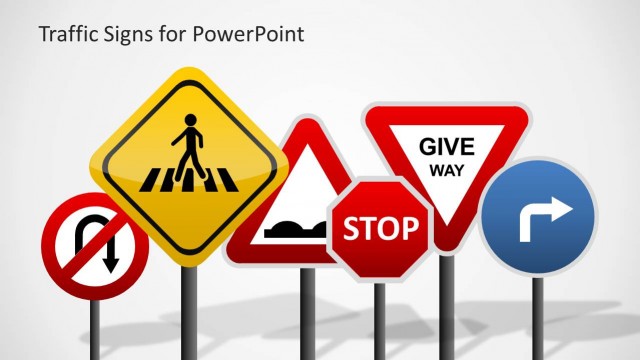 Traffic Signs Template for PowerPoint