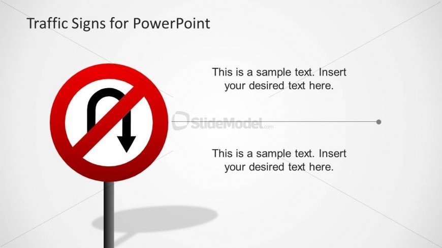 PowerPoint Clip Art Traffic Sign of No U Turn
