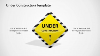 Under Construction Yellow Sign Illustration