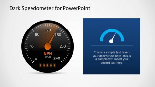 Speedometer Slide Design with Editable Needle