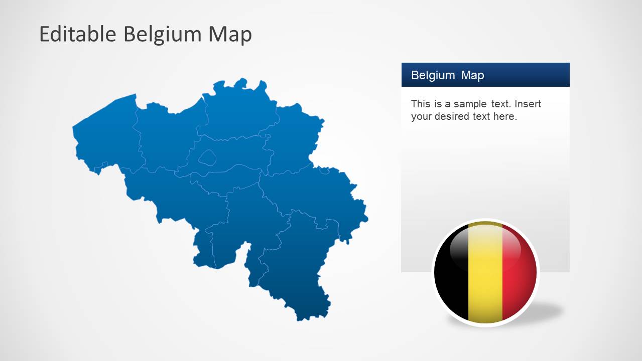 Editable Belgium Map Template For Powerpoint Slidemodel 7805