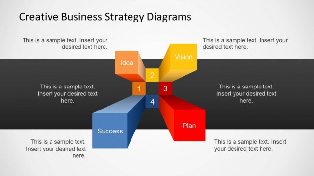 Creative Business Strategy Diagram for PowerPoint