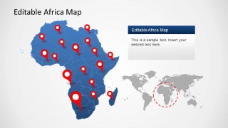 PowerPoint Map of Africa Continent
