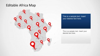 PowerPoint Template of Africa Political Outline Map