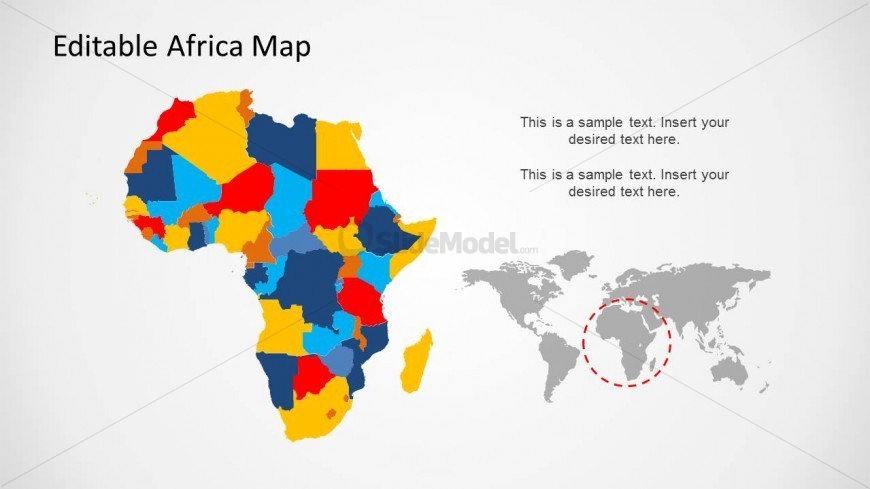 PowerPoint Map of Africa and Countries
