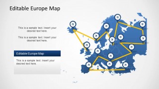 PowerPoint Template of Europe Map