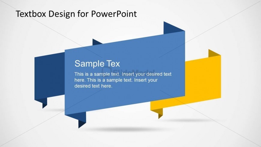 Creative PowerPoint Text Boxes, simple relevant textbox , papyrus style in blue and light background